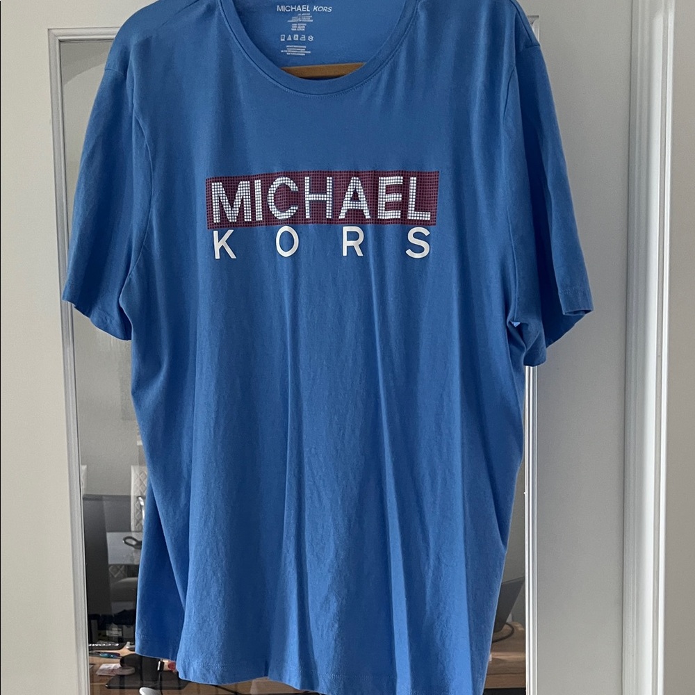 Michael Kors Blue Logo Tee